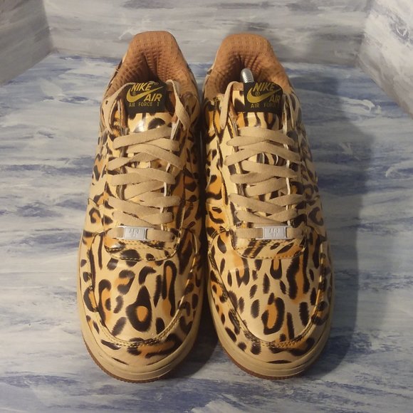 Nike Air Force 1 Leopard Print Men size 10.5 - Picture 3 of 10